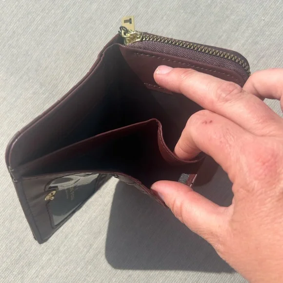 London Fog Women Fleur Woven French Wallet NWT - Picture 10 of 14